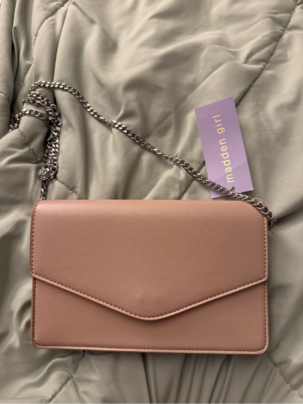 Elegant Tan Women's Crossbody Bag madden girl